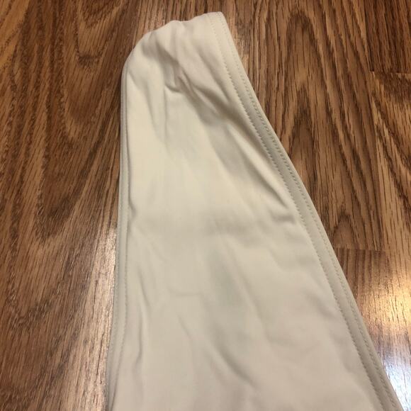 Maison Lejaby Paris One-Piece XS Clous Cream Beige Plunging V Neck NWT's $250 - Picture 4 of 12